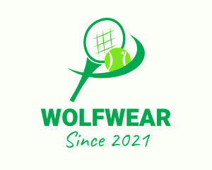 Tennis Team - Tennis Racket Ball logo design