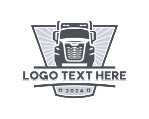 Cargo - Logistics Trailer Truck logo design