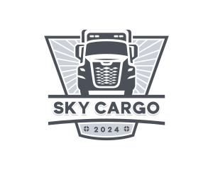 Logistics Trailer Truck logo design