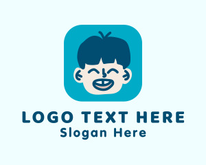 Kids Vlog - Preschool Kid Boy logo design