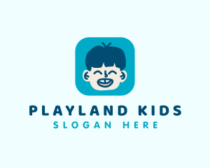 Happy Kid Boy logo design