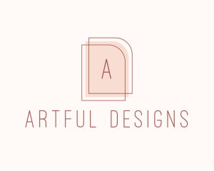 Nude Fashion Feminine Frame  logo design