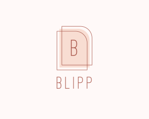 Nude Fashion Feminine Frame  logo design