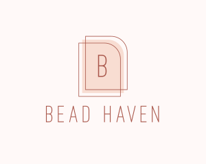 Nude Fashion Feminine Frame  logo design