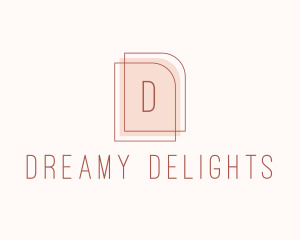 Nude Fashion Feminine Frame  logo design