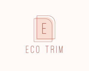 Nude Fashion Feminine Frame  logo design