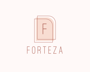 Nude Fashion Feminine Frame  logo design