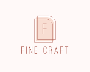 Nude Fashion Feminine Frame  logo design