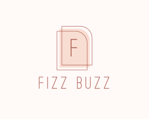 Nude Fashion Feminine Frame  logo design