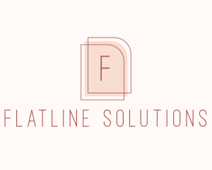 Nude Fashion Feminine Frame  logo design