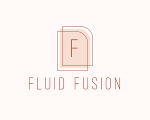 Nude Fashion Feminine Frame  logo design