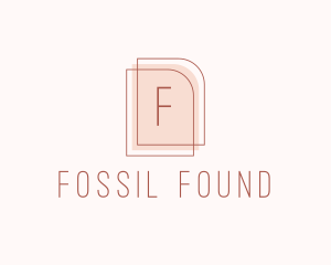 Nude Fashion Feminine Frame  logo design