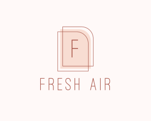 Nude Fashion Feminine Frame  logo design