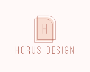 Nude Fashion Feminine Frame  logo design