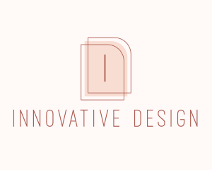 Nude Fashion Feminine Frame  logo design