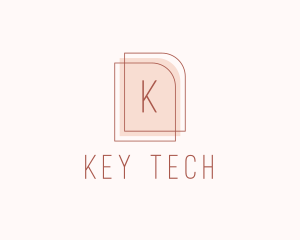 Nude Fashion Feminine Frame  logo design