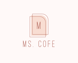 Nude Fashion Feminine Frame  logo design