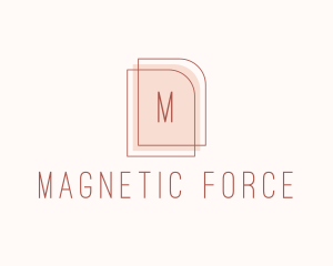 Nude Fashion Feminine Frame  logo design