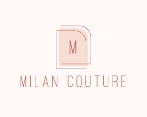 Nude Fashion Feminine Frame  logo design