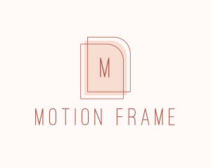 Nude Fashion Feminine Frame  logo design