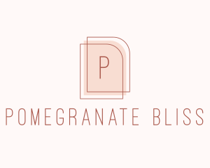 Nude Fashion Feminine Frame  logo design