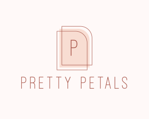 Nude Fashion Feminine Frame  logo design