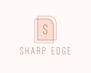 Nude Fashion Feminine Frame  logo design