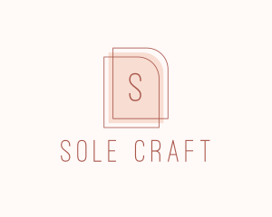 Nude Fashion Feminine Frame  logo design