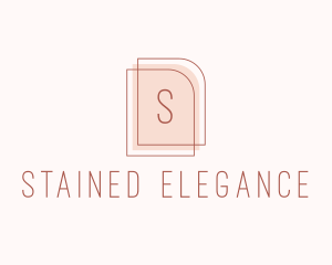 Nude Fashion Feminine Frame  logo design