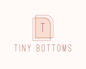 Nude Fashion Feminine Frame  logo design