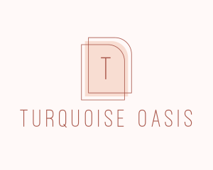 Nude Fashion Feminine Frame  logo design