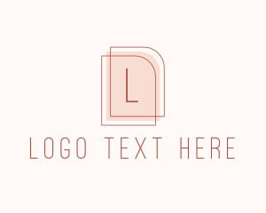 Fashion - Nude Fashion Feminine Frame logo design