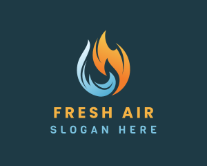 Industrial Fuel Flame logo design