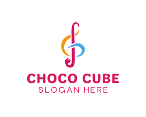 Jazz - Musical G Clef Note logo design