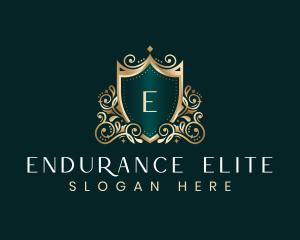 Luxury Shield Crest logo design