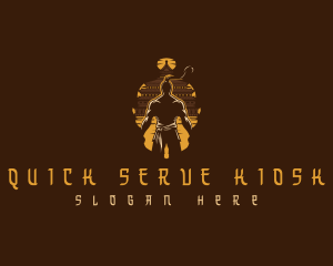 Kungfu Monk Temple  logo design