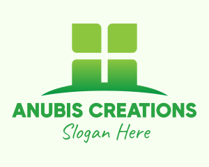 Green Organic Company logo design