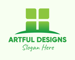 Green Organic Company logo design