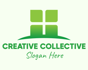 Green Organic Company logo design