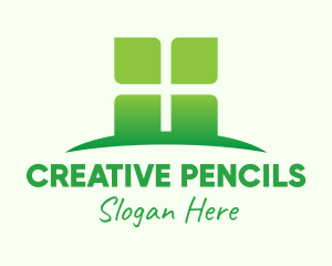 Green Organic Company logo design