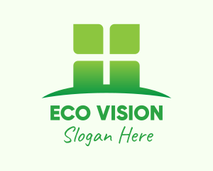 Green Organic Company logo design