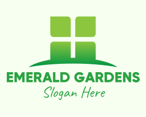 Green Organic Company logo design