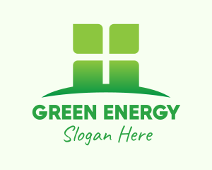 Green Organic Company logo design