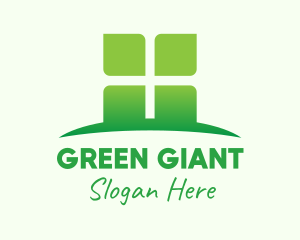 Green Organic Company logo design