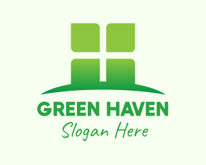 Green Organic Company logo design