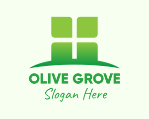 Green Organic Company logo design