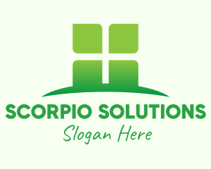 Green Organic Company logo design