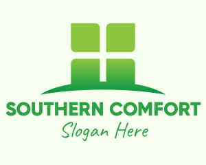 Green Organic Company logo design