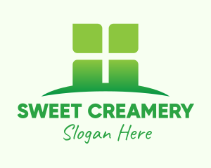 Green Organic Company logo design