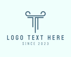 Letter T Law Firm Logo
